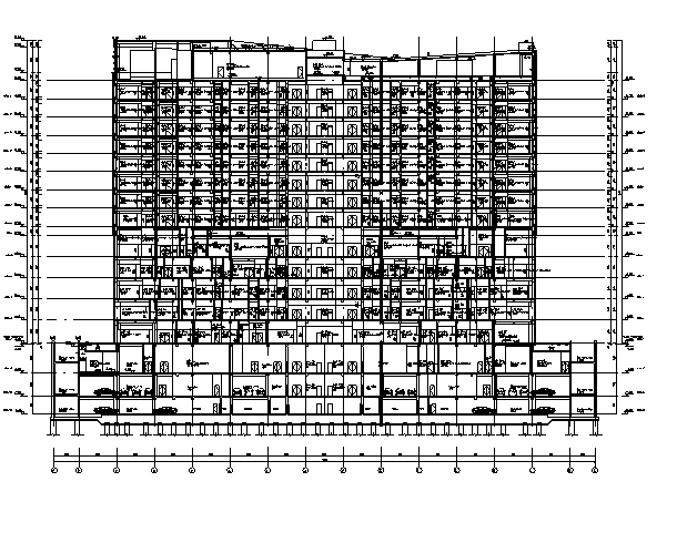 [海南]地下三层医疗中心项目地下室及人防功能建筑全专业图纸-地下三层医疗中心项目地下室及人防功能建筑施工图（含全专业）