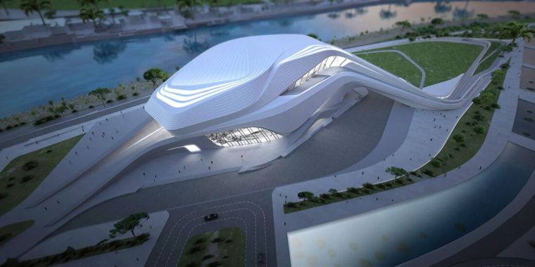 青奥公园方案设计扎哈资料下载-摩洛哥拉巴特大剧院：建筑师扎哈·哈迪德的晚期杰作