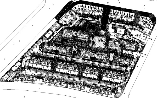 琶洲地块规划图资料下载-[上海]大型高端住宅社区景观地块设计全套施工图