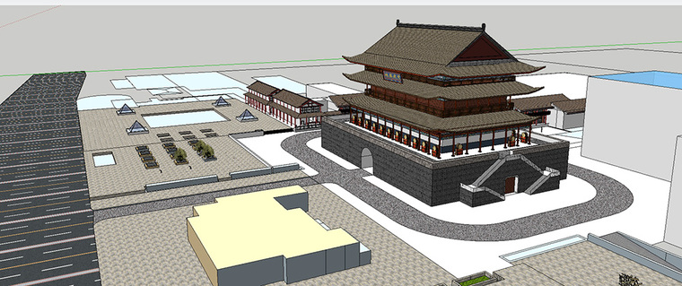 解读古建筑，Sketchup古建模型下载_12