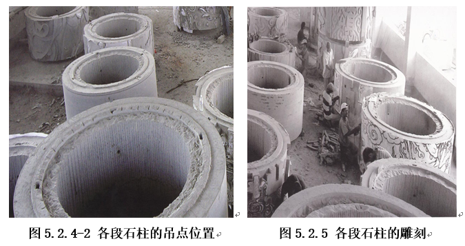 大型镂空浮雕中空石柱施工工法（论文，新技术）_6