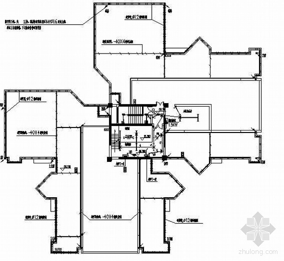 公寓电气设计要点资料下载-某十七层公寓电气设计