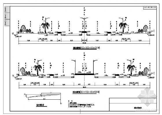 市政道路侧平石结构图资料下载-某市政道路边沟及挡土墙、路面结构图