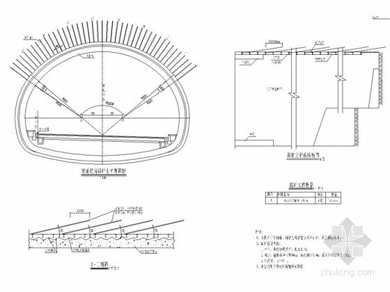 超前锚杆支护图片资料下载-隧道超前锚杆支护设计图（Φ22砂浆锚杆）