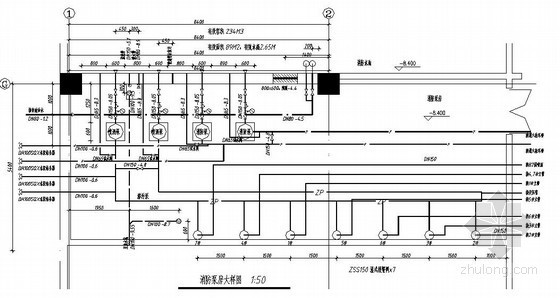 CAD给排水画系统图图资料下载-[北京]研发楼给排水、消防、暖通施工图