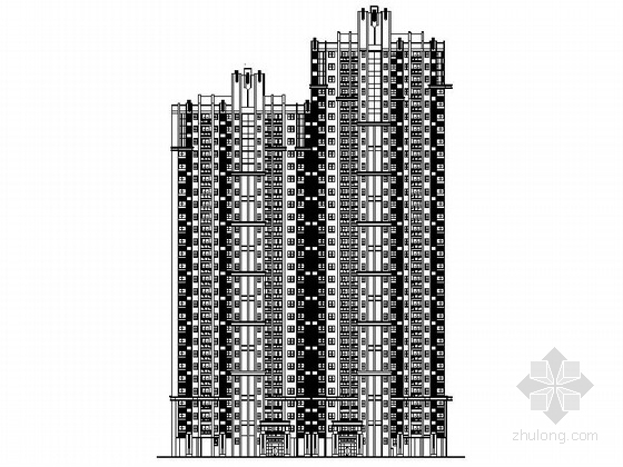 小区高层住宅效果图资料下载-[福建]高层住宅小区规划设计施工图（含290余页图纸 效果图）