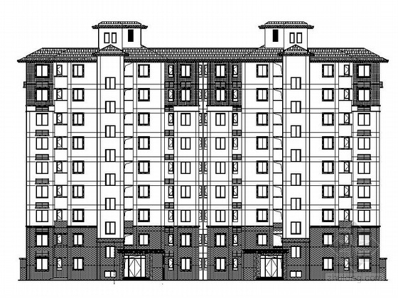 2016年建筑施工图设计资料下载-[安徽]知名地产高档现代风格住宅区建筑施工图（立面设计宏伟 2015年）