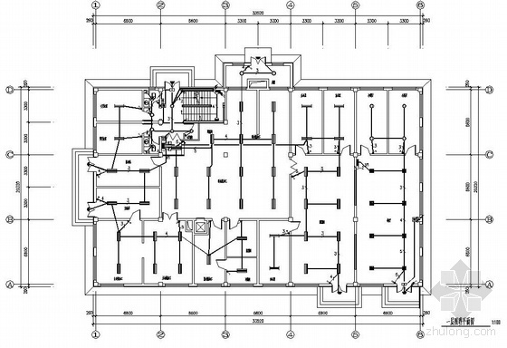 二层彩钢板房施工图资料下载-某二层食堂电气施工图