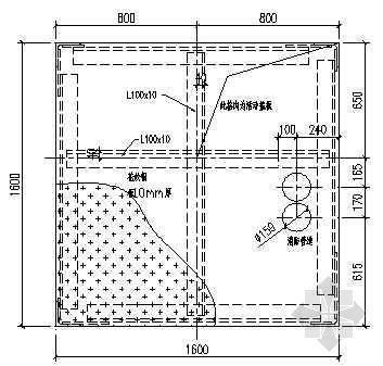 角钢塔结构图资料下载-16米格构式消防钢塔结构图
