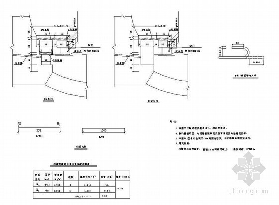 石材幕墙短槽式节点资料下载-新建铁路专线隧道水沟、电缆槽节点详图设计