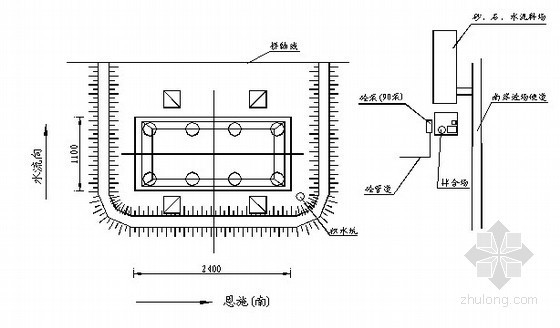 cad泵示意图资料下载-桥梁承台施工示意图