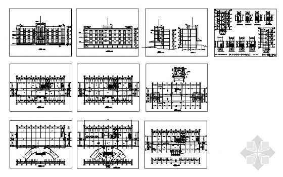 某四层税务局办公楼建筑方案图-4