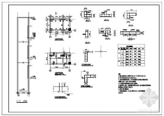 室外钢钢结构电梯结构图资料下载-某电梯结构图