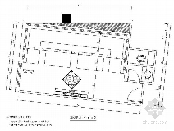 ktv包厢布置资料下载-[厦门]量贩式KTV包厢室内装修施工图