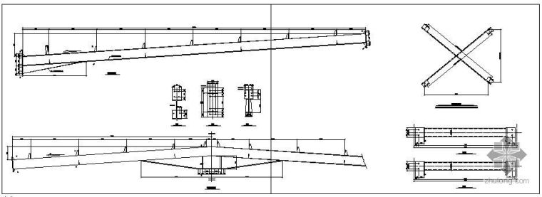 超高屋面梁资料下载-某屋面梁节点构造详图