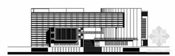 建筑系馆建筑方案资料下载-[深圳]某大学建筑系馆平立面及实景图片