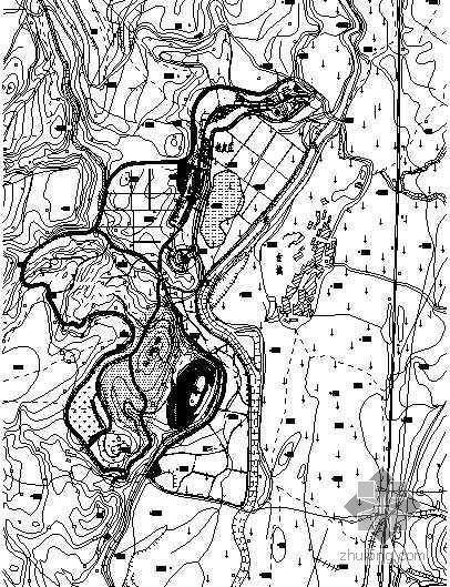 规划景观平面cad资料下载-[云南]某景区景观规划平面