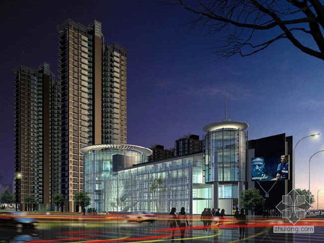 社区商业建筑设计资料下载-[武汉]某大型综合社区建筑设计分析