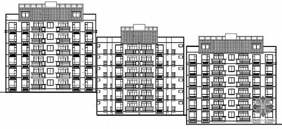两室两厅多层资料下载-[免费资料][重庆市]某农转非安置房工程建筑施工图