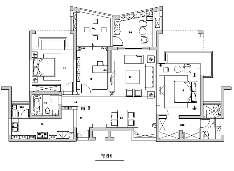 公寓住宅效果图资料下载-[江苏]现代简约原木三居室住宅空间设计施工图（附效果图）