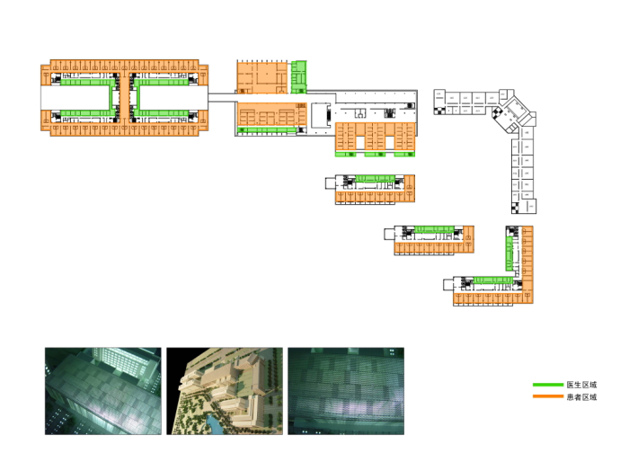 吉林大学第一医院规划及建筑方案文本（规划）-区患分流分区分析