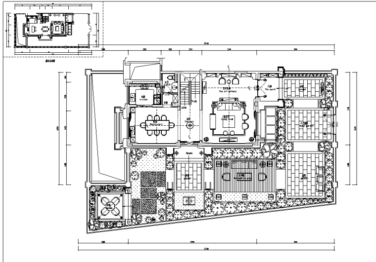 新中式家具CAD资料下载-[佛山]现代新中式三层别墅样板间施工图(含实景图)