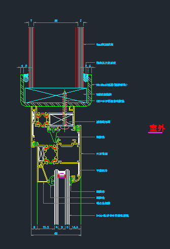 U型玻璃幕墙节点图（经典）_7
