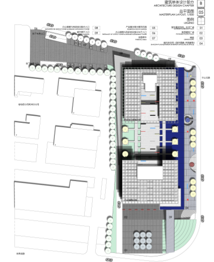 高层现代风格浙江电子大厦建筑方案文本(含CAD）