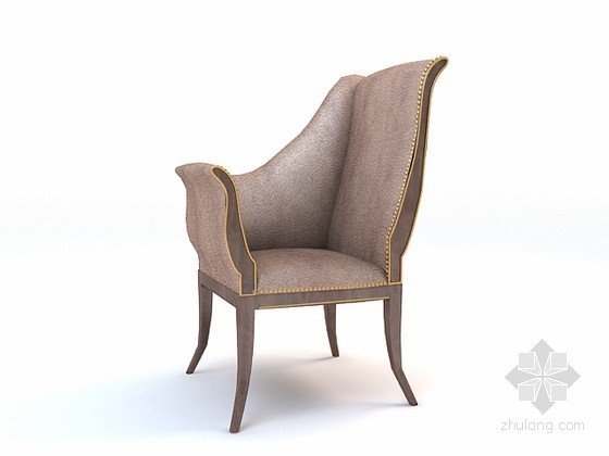 欧式沙发椅资料下载-欧式单人沙发
