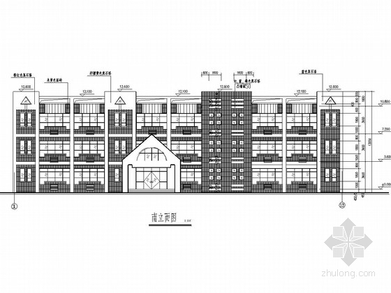 多层框架施工图含建筑图资料下载-三层框架小学逸夫楼接建结构施工图（含建筑图）