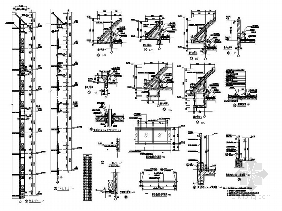 [贵州]高层框剪结构面砖外墙商用住宅建筑施工图（含多套方案）-高层框剪结构面砖外墙商用住宅建筑详图