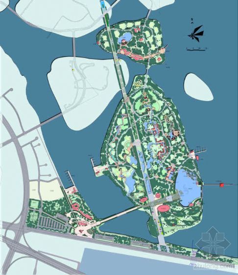 坎昆度假区规划设计资料下载-某温泉度假区规划设计方案