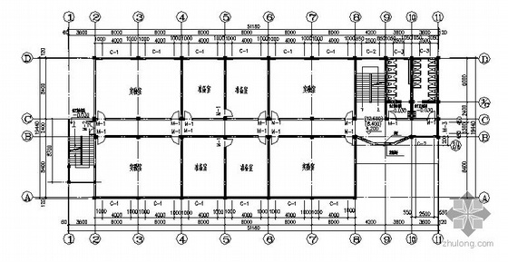某五层多功能楼建筑方案图-3