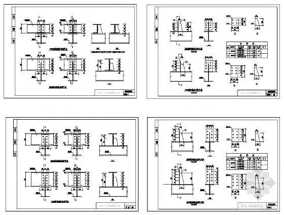 H管资料下载-H型钢檩条与刚架连接详图