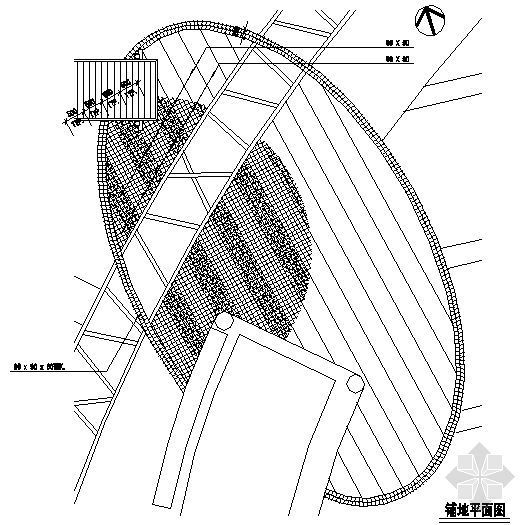 透水砖铺地构造图资料下载-铺地大样图12