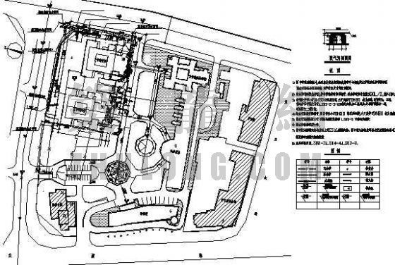 小区水电管网布置及道路剖面图资料下载-某高层商住楼小区室外管网施工图