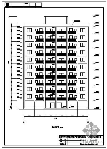 剪力墙毕业设计建筑图资料下载-[学士]广州市某十一层框架剪力墙结构豪华公寓毕业设计(含计算书、部分建筑结构设计图)