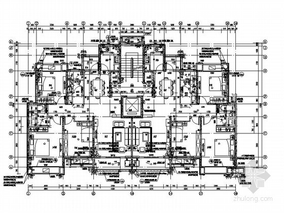 [济宁]某十一层二连板欧式豪华住宅建筑施工图-图5
