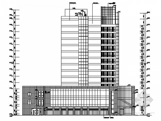 [浙江]某十四层酒店式公寓建筑施工图-图5