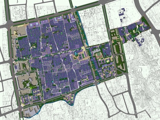 古建街区规划改造资料下载-[福州]历史文化古城街区改造景观规划方案