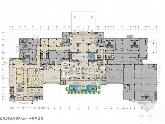 酒店旅馆设计方案资料下载-[青岛]连锁旅馆品牌高档五星级商务酒店设计方案