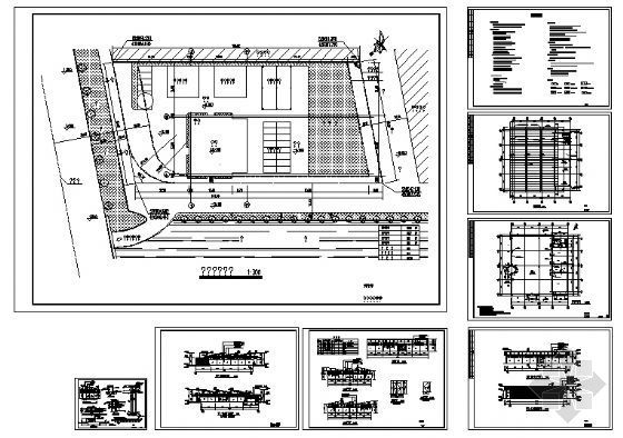 佛山市某单层汽车展厅建筑方案图-4