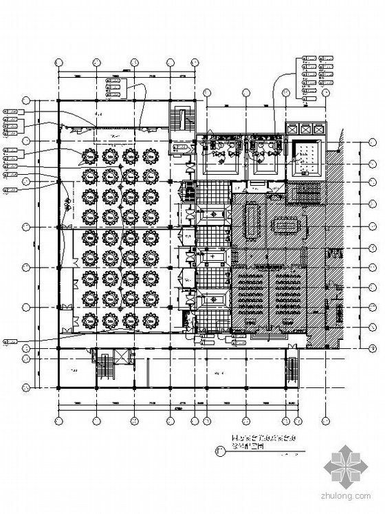 宴会厅布局设计平面图资料下载-某酒店宴会厅装修图