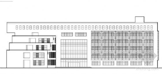 工业风教学楼设计效果图资料下载-[天津]某大学教学楼建筑方案带效果图