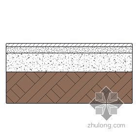 地面地砖CAD资料下载-混凝土地面-地砖面层 90mm