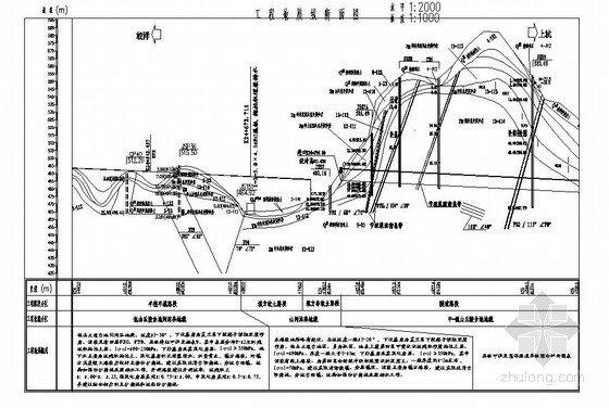 地质断面cad资料下载-[福建]省际高速公路全段详细地质勘察断面图