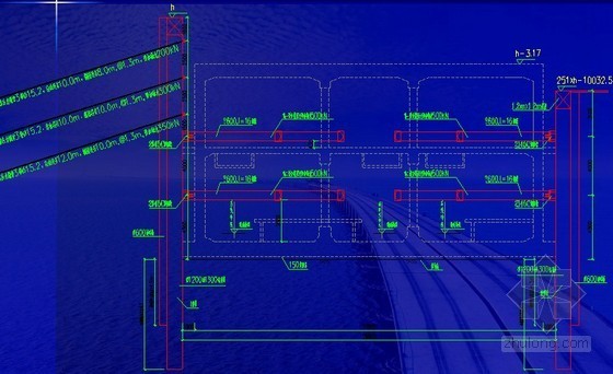 钢管撑体系桩支护资料下载-[广东]地铁深基坑组合内支撑支护体系科研成果