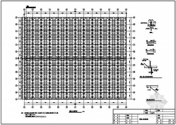 12米厂房图纸资料下载-青岛某72米厂房结构设计图