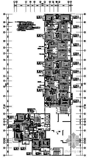 商住楼地暖图纸资料下载-河南某商住楼采暖通风图