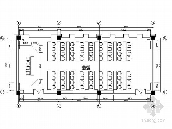 会议室办公空间cad资料下载-办公会议室4套室内装修图